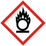 Gefahr: Brandfördernder Stoff, kann Brände verursachen oder verstärken