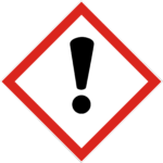 Achtung: Gesundheitsschädlicher oder reizender Stoff